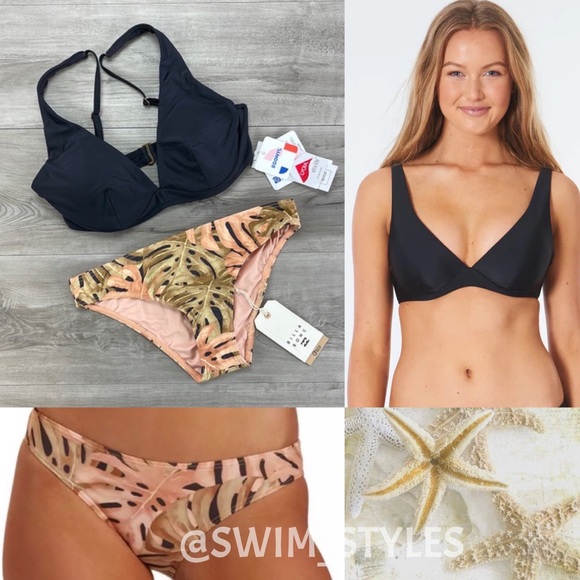 Billabong Other - ☀️BILLABONG☀️CLASSIC  SURF ECO D-DD PLUNGE TOP